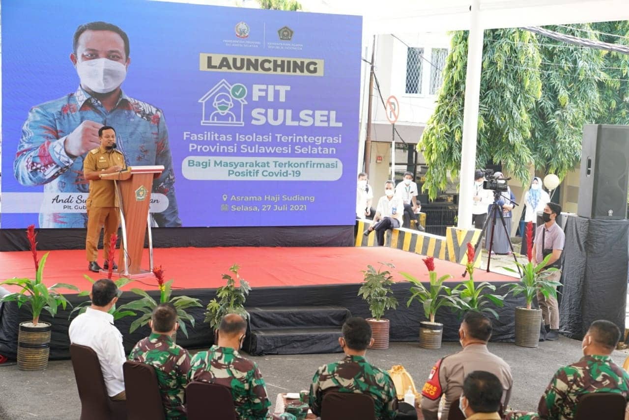 Plt Gubernur Launching Program Fasilitas Isolasi Terintegrasi